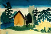 1944. 49 x 69 cm. Watercolour.